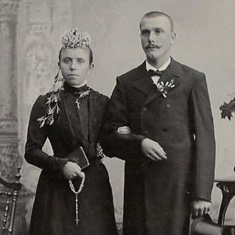 Konrad L. und Gertrude Schwab, 1918
